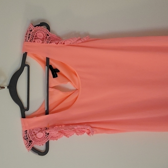 CITY TRIANGLES Fairycore Chiffon Crochet Babydoll Jumper Mod Micro Dress - Picture 3 of 8